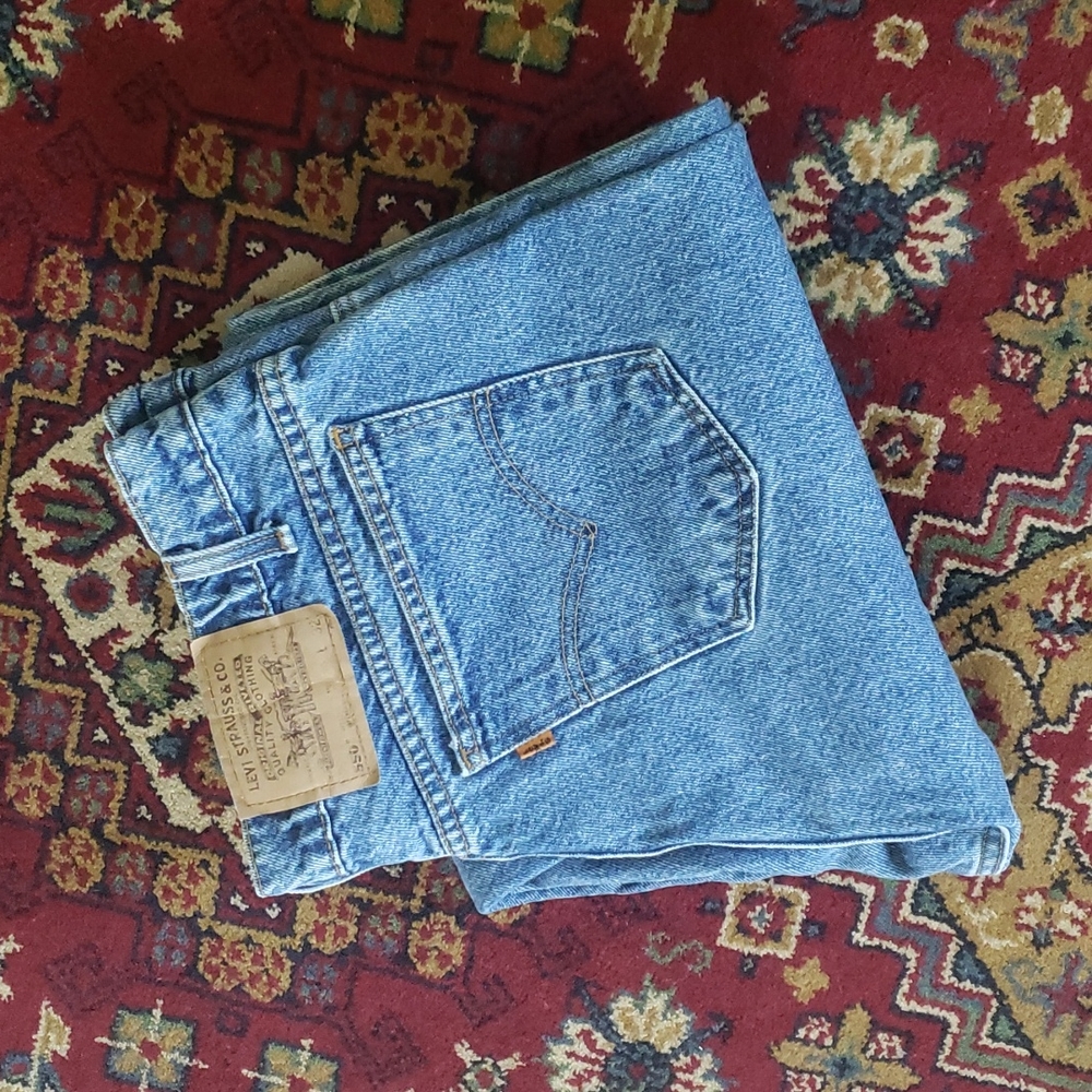 ⚡VINTAGE LEVI'S | '90s Orange Tab 550 Relaxed Fit Tapered Leg 38X32 Dad Jeans
